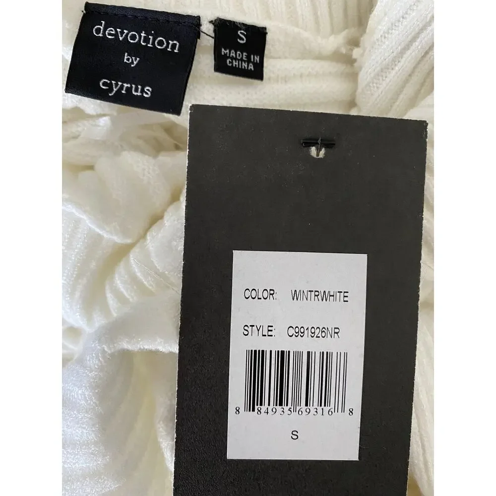Devotion by Cyrus Women's Horizontal Ribbed Turtleneck Tunic Sweater A003020 - Picture 4 of 4